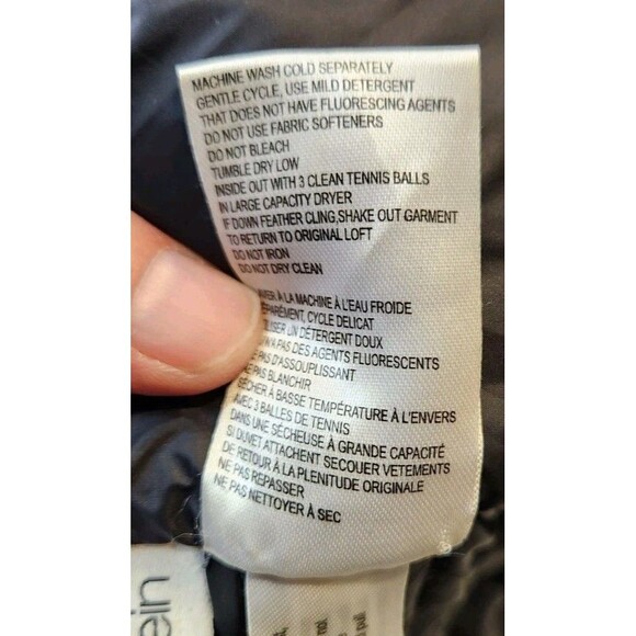 Calvin Klein 7° Warmth Factor Premium Down Jacket Women M Packable Coat - Picture 8 of 13